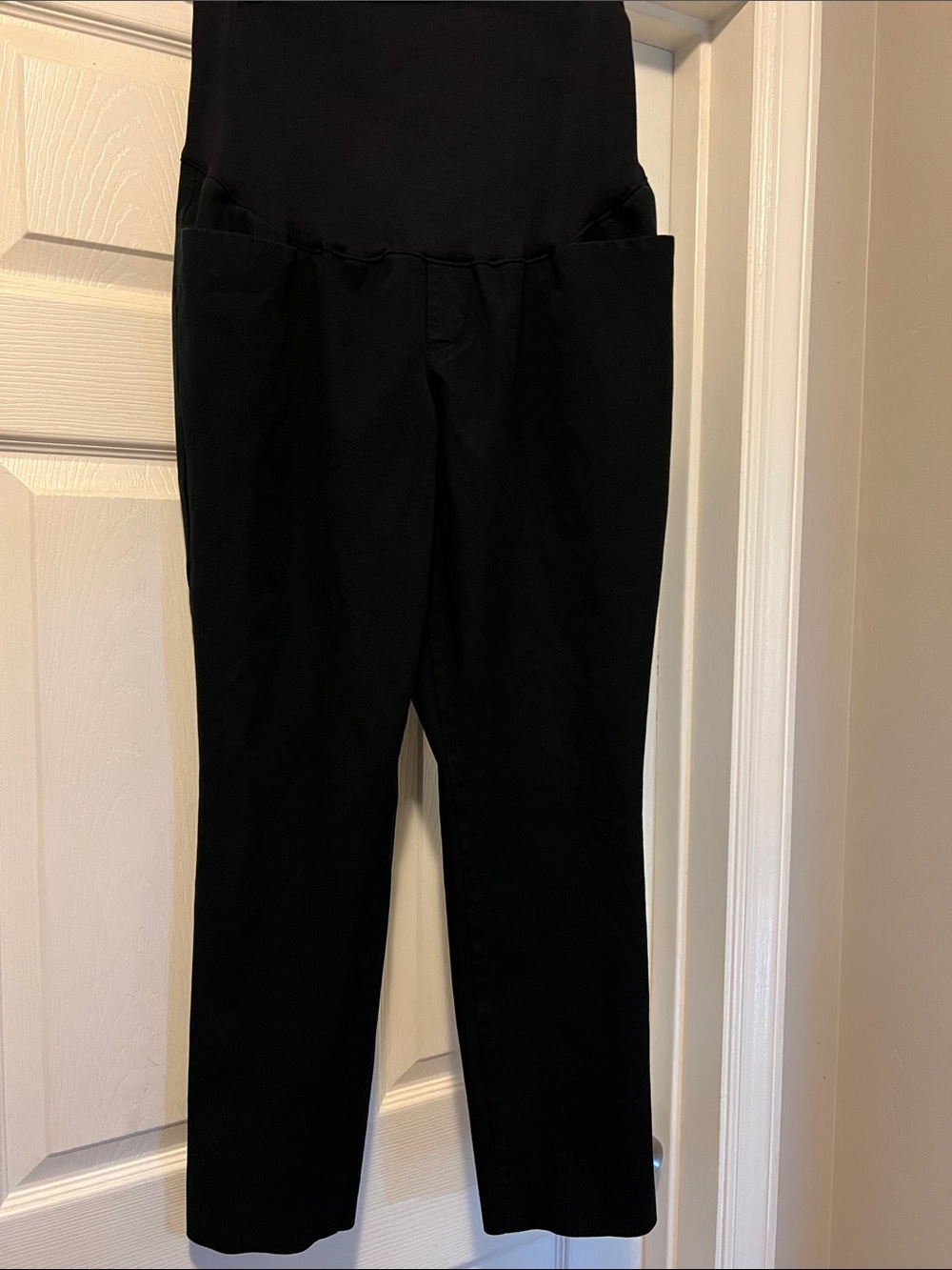 Black Pixie Full Panel Maternity Pants